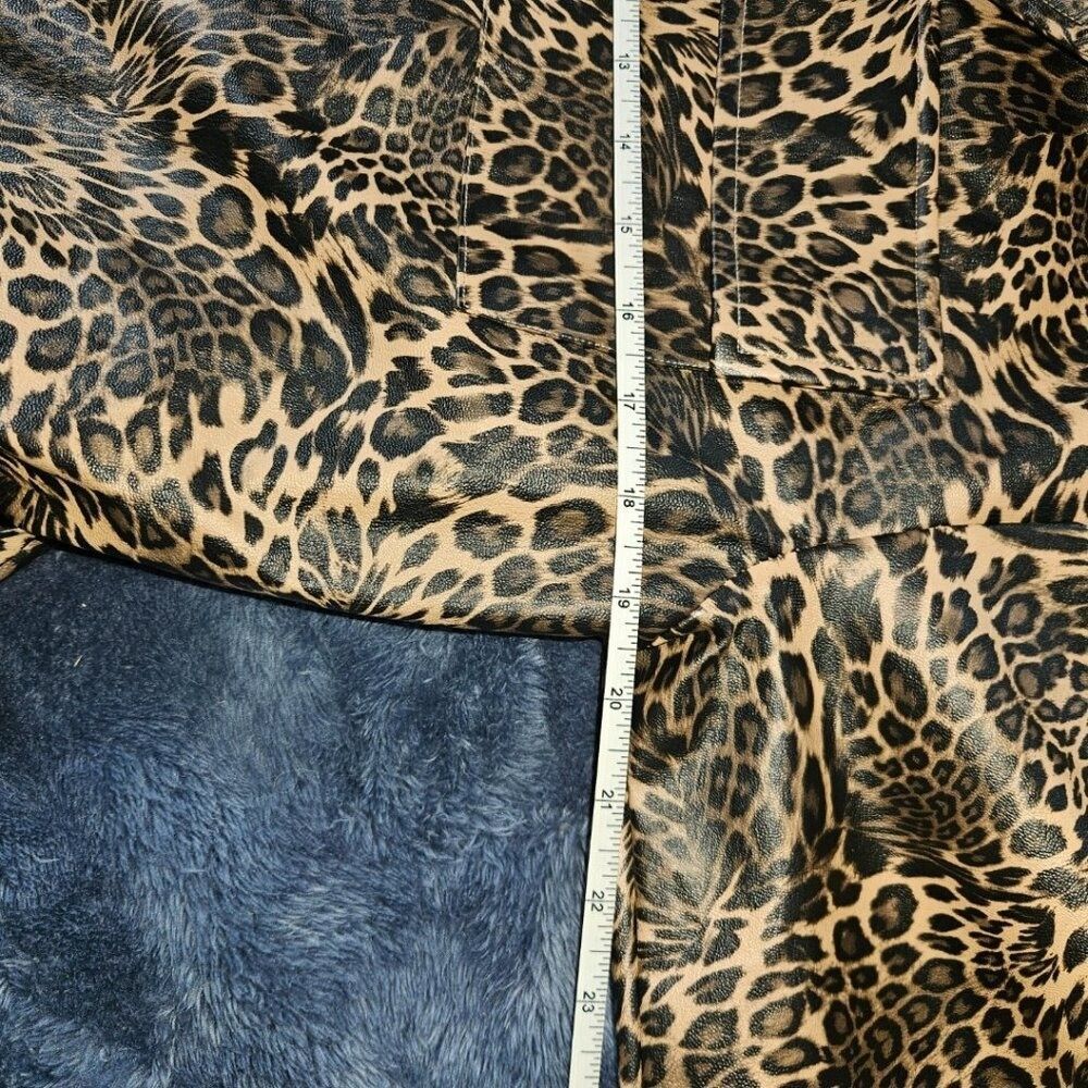 Nastygal Leopard Trench Rain Coat Size 4 - Picture 5 of 9